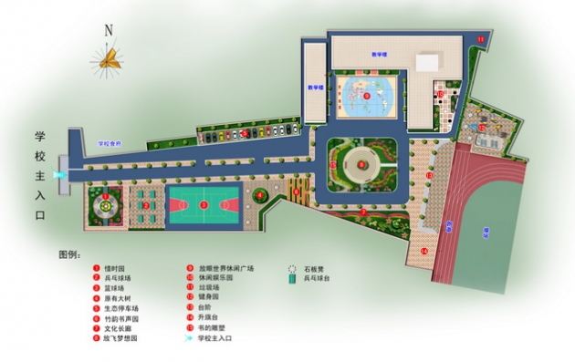 临桂县五通中心小学景观改造